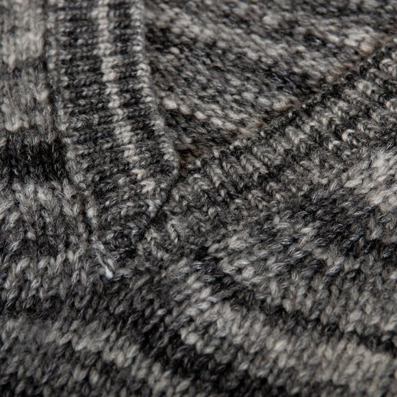 Blk Dnm Grey Mix V-Neck Sweater Medium - Picture 2 of 3